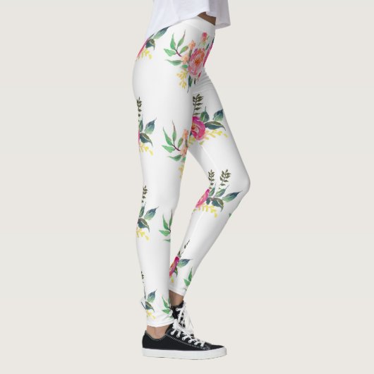 Leggings voor roze bloemen (Rechts)