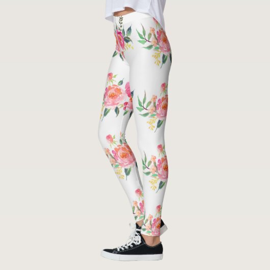 Leggings voor roze bloemen (Links)