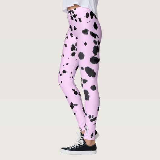 Leggings voor roze Dalmatische printers (Links)