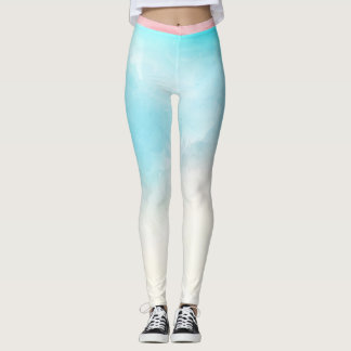 Leggings voor roze en blauwe katoenhoudende Snoepj