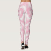 Leggings voor roze en witte tapepatroon (Achterkant)