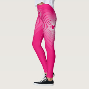 Leggings voor roze hart