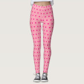 Leggings voor roze hart (Voorkant)