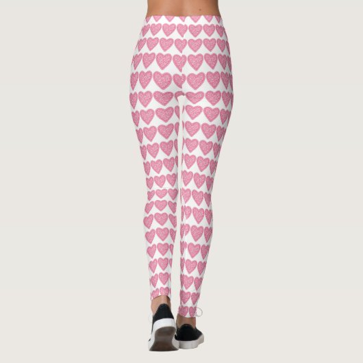 Leggings voor roze hart (Achterkant)