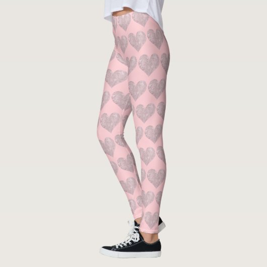 Leggings voor roze hart (Links)