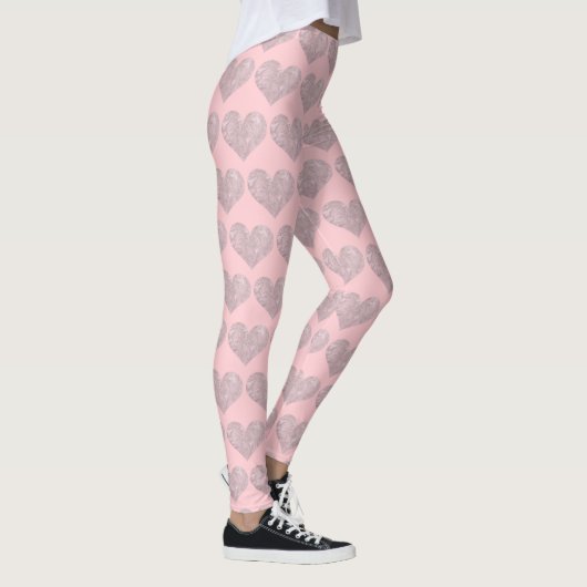 Leggings voor roze hart (Rechts)