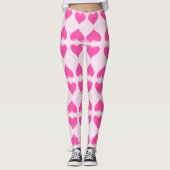 Leggings voor roze hart (Voorkant)