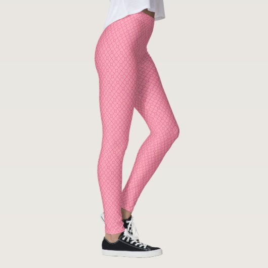 Leggings voor roze ontwerp - Valentijnse Yoga Pant (Rechts)