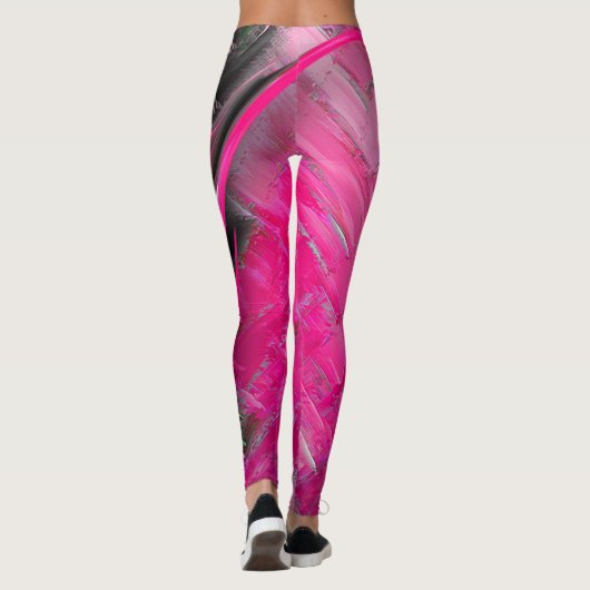 Leggings voor roze ontwerper (Achterkant)