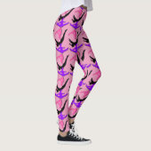 Leggings voor roze trampoline gymnastiek (Rechts)