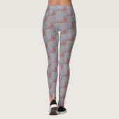 Leggings voor roze vlinder (Achterkant)
