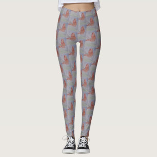 Leggings voor roze vlinder