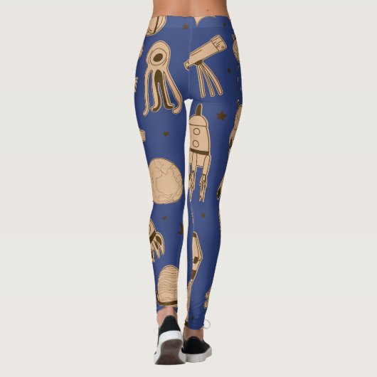 Leggings voor ruimteinvasie (Achterkant)
