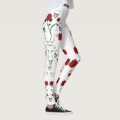 Leggings voor schedels en Rozen - Mode voor de sch (Rechts)