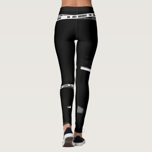 Leggings voor schermweergave met halloween-stijl (Achterkant)