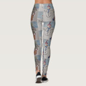 Leggings voor Sneeuwman en Kerstmis (Achterkant)