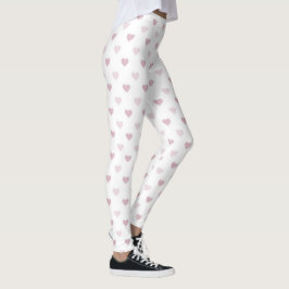 Leggings voor Snoep met roze hartslag voor vrouwen
