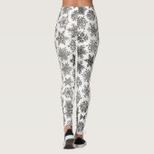 Leggings VOOR SNOWFLAKE VOOR WINTER EN CHRISTMAS (Achterkant)