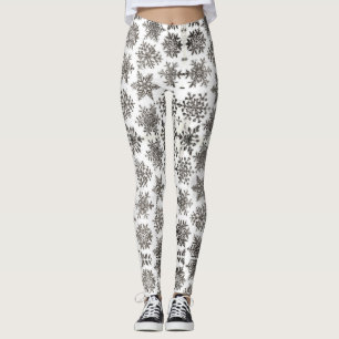 Leggings VOOR SNOWFLAKE VOOR WINTER EN CHRISTMAS