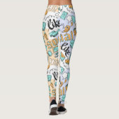 Leggings voor sociale media kool (Achterkant)