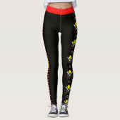 Leggings voor Softball Mam Statement (Voorkant)