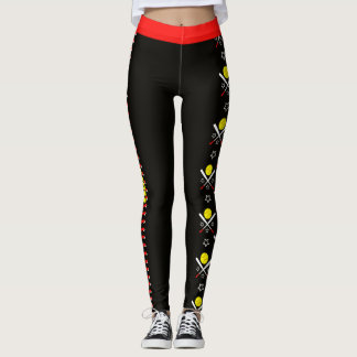 Leggings voor Softball Mam Statement
