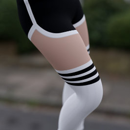 Leggings voor Sokken met Black Retro Shorts OTK Tu