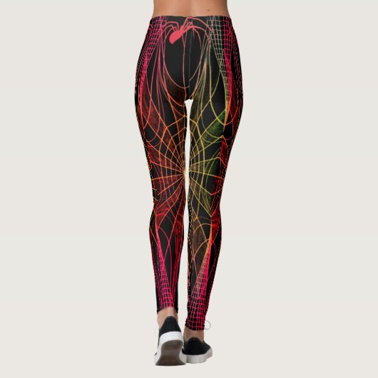 Leggings voor spinnen en webs (Achterkant)
