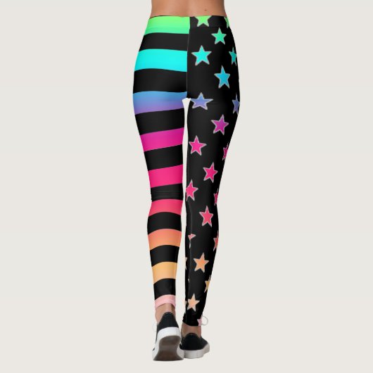 Leggings voor sterren en strips (Achterkant)
