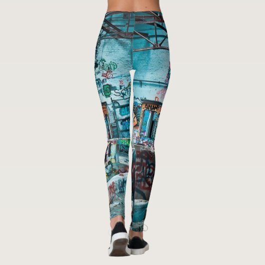 Leggings voor straatkunst Graffiti (Achterkant)