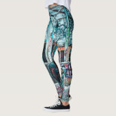 Leggings voor straatkunst Graffiti (Links)