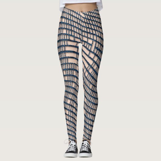 Leggings voor Threadbare Blue Netting (Voorkant)