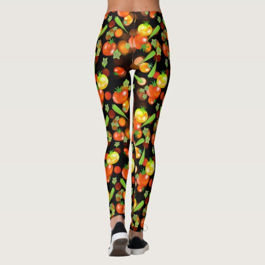 Leggings voor tomaten- en okra-groenten (Achterkant)