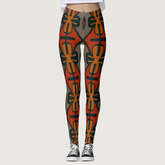leggings voor tribale afdrukken (Voorkant)