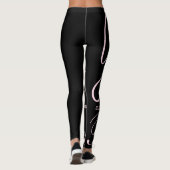 Leggings voor typografische partikelroofretro uit (Achterkant)