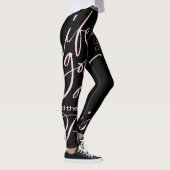 Leggings voor typografische partikelroofretro uit (Rechts)