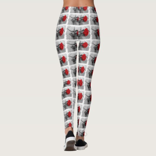 LEGGINGS VOOR UW ** DE ULTIEME ROOS LIEFHEBBER ** (Achterkant)