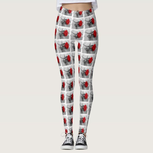 LEGGINGS VOOR UW ** DE ULTIEME ROOS LIEFHEBBER ** (Voorkant)