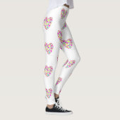 Leggings voor ventilatorroze energie (Rechts)