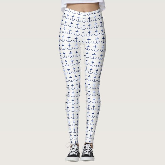 Leggings voor verankering uit (donkere afdrukken) (Voorkant)
