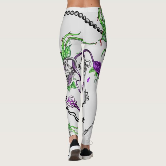 Leggings voor  vergrendeling en sleutels (Achterkant)