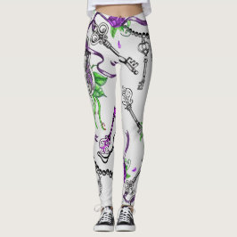 Leggings voor  vergrendeling en sleutels