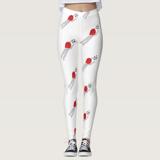 leggings voor voetbal santa claus (Voorkant)