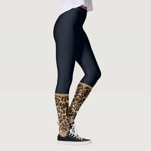 Leggings voor vrouwelijke Leggings-luipaard afdruk (Rechts)
