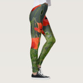 Leggings voor vrouwen | Eco Fitness Poppy Field 2 (Rechts)