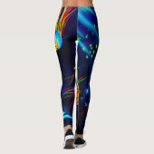 leggings voor vrouwen op maat " orca playground " (Achterkant)