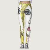 leggings voor vrouwen "Pinky" (Voorkant)
