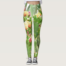 Leggings voor vrouwen - Prickly Pear Blooms