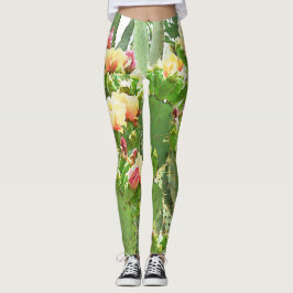 Leggings voor vrouwen - Prickly Pear Blooms