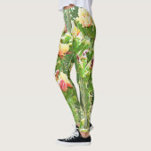 Leggings voor vrouwen - Prickly Pear Blooms (Links)